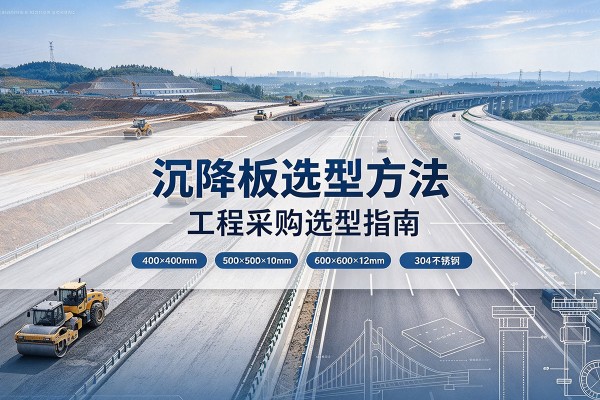 钟祥沉降板选择方法
