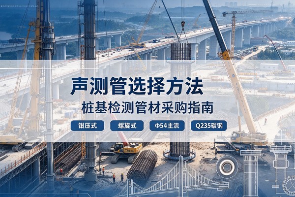 钟祥声测管选型标准