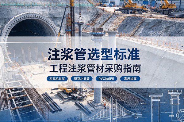 钟祥注浆管选型标准