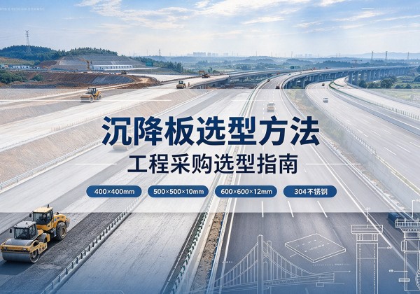 钟祥沉降板选择方法